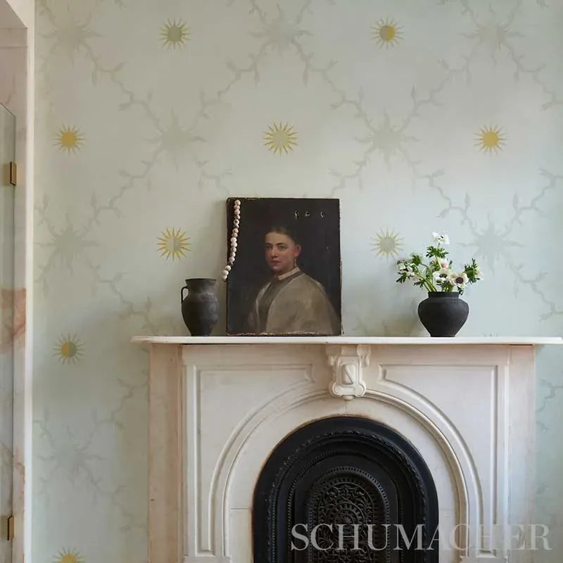PALLADIO TRELLIS - NEUTRAL Schumacher Wallpaper | Wallpaper PALLADIO TRELLIS NEUTRAL Schumacher Wallpaper wallpaper - SKU 5011371
