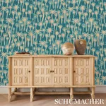 PALMITAS BAHAMA Schumacher Wallpaper wallpaper - SKU 5014601