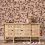 PALMITAS CORAL Schumacher Wallpaper wallpaper - SKU 5014600