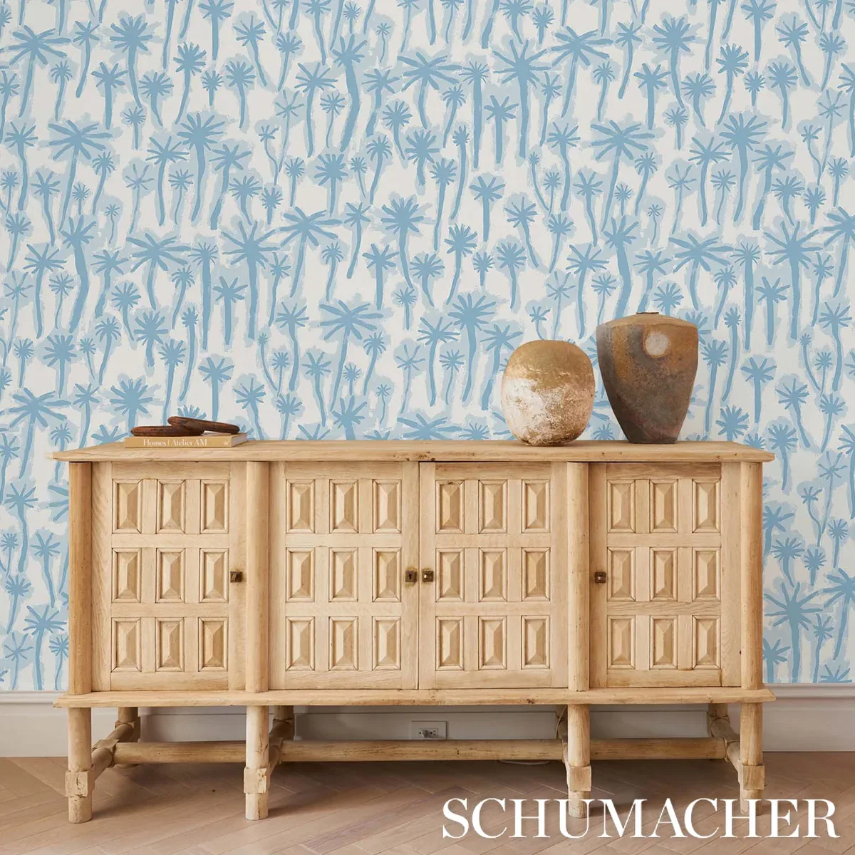 PALMITAS MIST Schumacher Wallpaper wallpaper - SKU 5014602