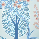 PANDORA - DELFT & ROSE Schumacher Wallpaper | Wallpaper Twin PANDORA DELFT & ROSE Schumacher Wallpaper wallpaper - SKU 5009960