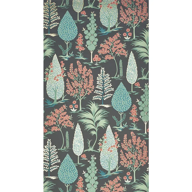 PANDORA ONYX & JADE Schumacher Wallpaper wallpaper - SKU 5009961