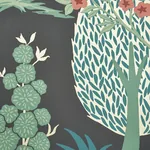 PANDORA ONYX & JADE Schumacher Wallpaper wallpaper - SKU 5009961