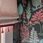 PANDORA ONYX & JADE Schumacher Wallpaper wallpaper - SKU 5009961
