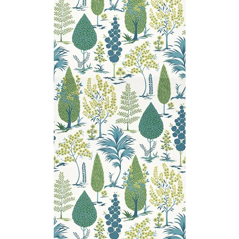 PANDORA PEACOCK Schumacher Wallpaper wallpaper - SKU 5009963