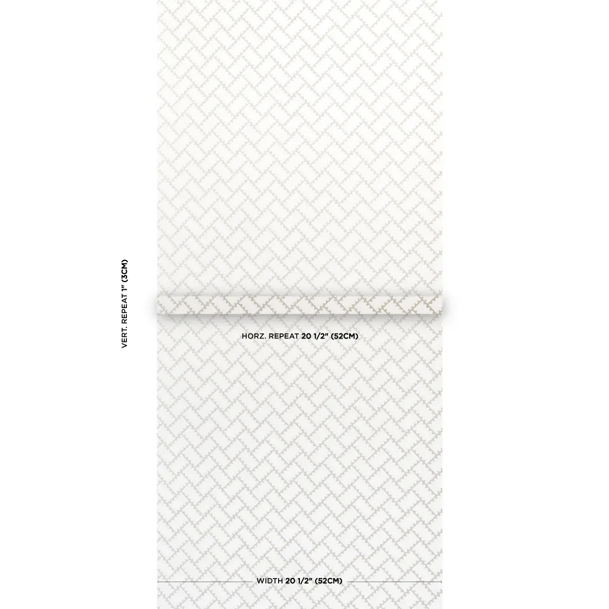 PARTERRE SILVER Schumacher Wallpaper wallpaper - SKU 5015081