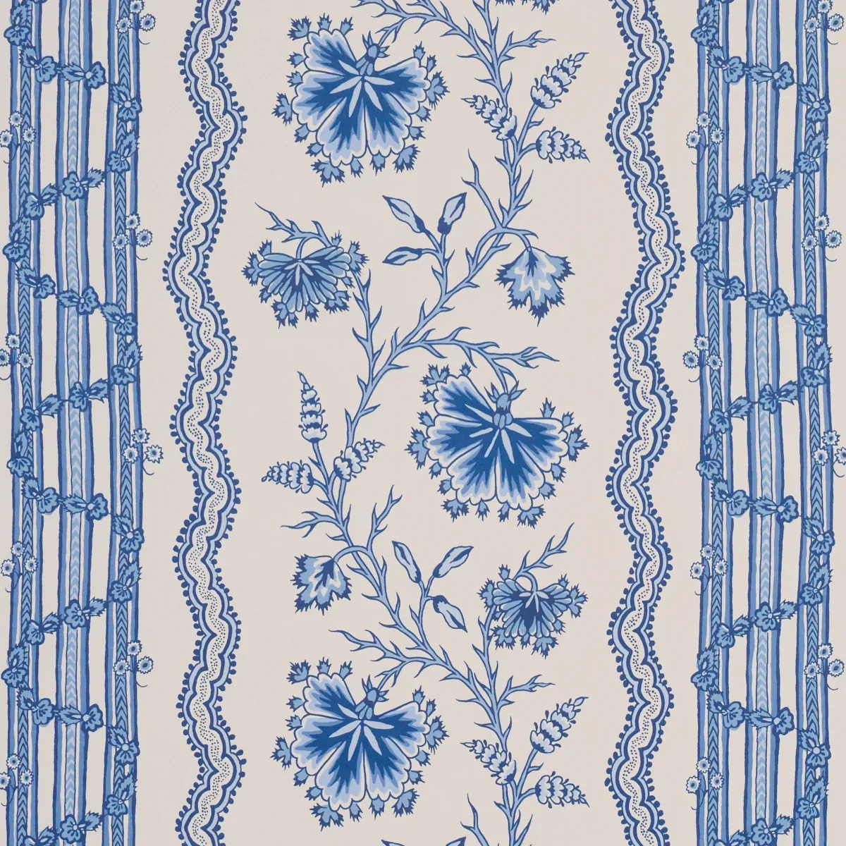 5017332 | PARVATI FLORAL STRIPE – DELFT