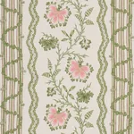 PARVATI FLORAL STRIPE PETAL Schumacher Wallpaper wallpaper - SKU 5017330