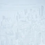 PASCAL CAMPION'S NEW YORK SKYLINE BLUE Schumacher Wallpaper wallpaper - SKU 5016190