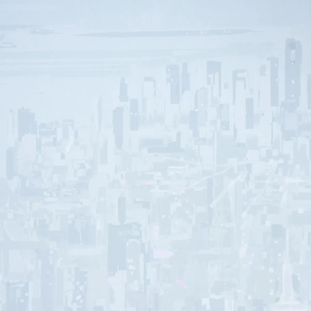 PASCAL CAMPION'S NEW YORK SKYLINE BLUE Schumacher Wallpaper wallpaper - SKU 5016190