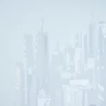 PASCAL CAMPION'S NEW YORK SKYLINE BLUE Schumacher Wallpaper wallpaper - SKU 5016190