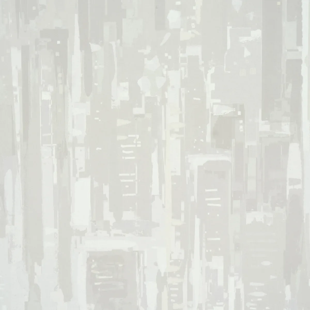 PASCAL CAMPION'S NEW YORK SKYLINE SOFT GRAY Schumacher Wallpaper wallpaper - SKU 5016192