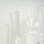 PASCAL CAMPION'S NEW YORK SKYLINE SOFT GRAY Schumacher Wallpaper wallpaper - SKU 5016192