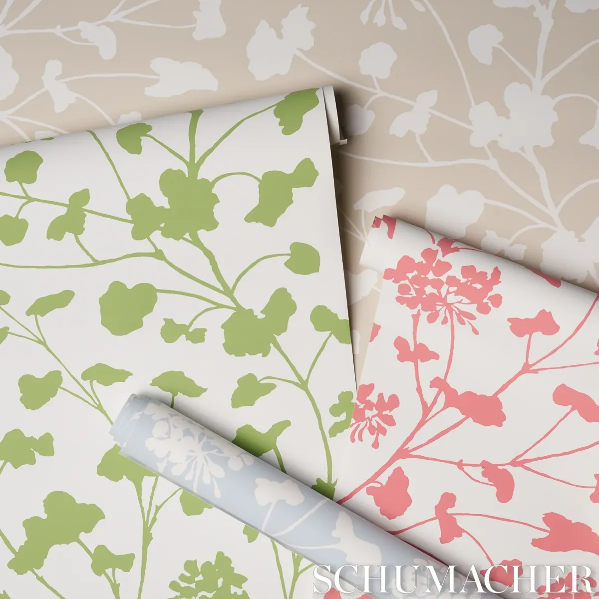 PENNICK - CORAL ON IVORY Schumacher Wallpaper | Wallpaper Tw PENNICK CORAL ON IVORY Schumacher Wallpaper wallpaper - SKU 5010543