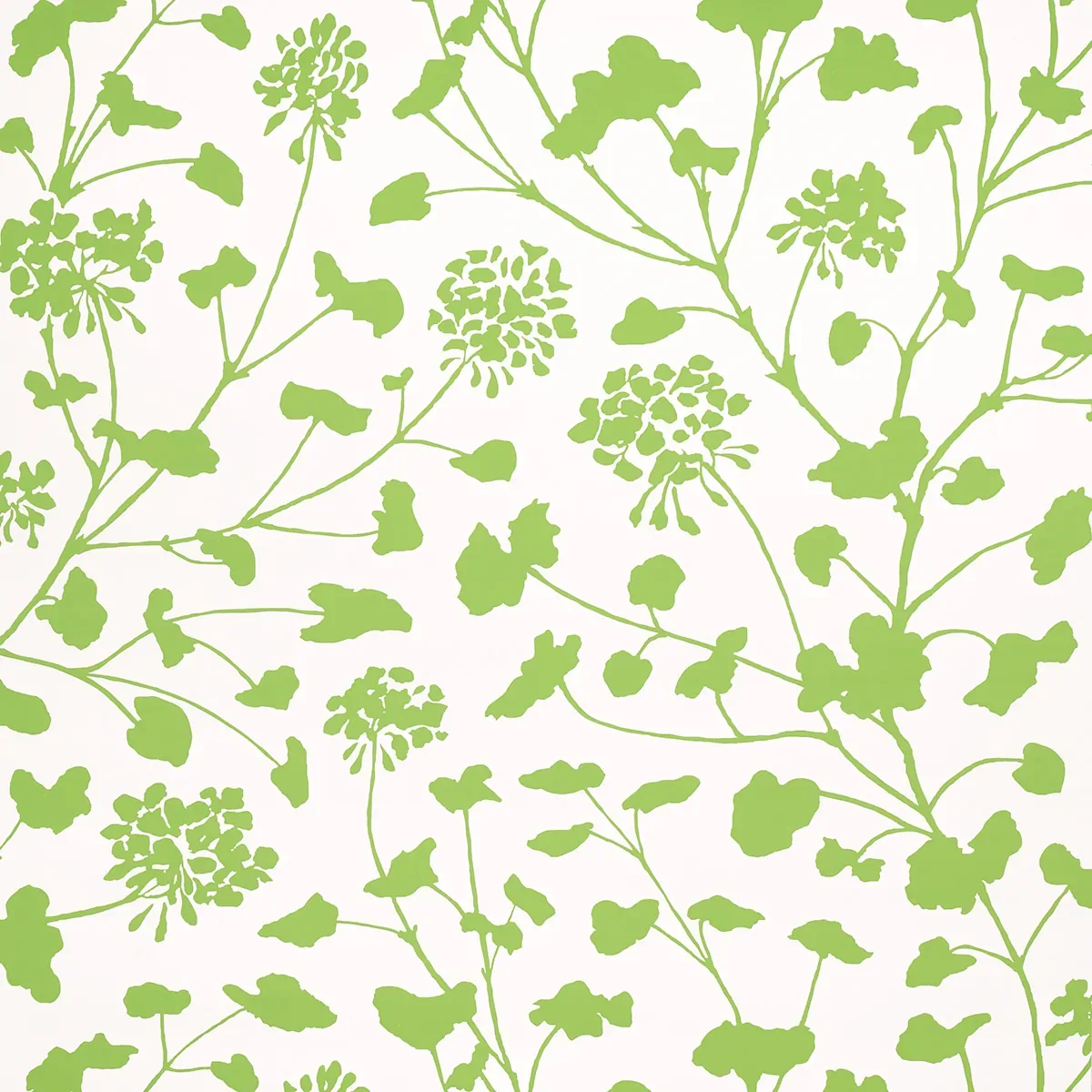 PENNICK LEAF ON IVORY Schumacher Wallpaper wallpaper - SKU 5010542