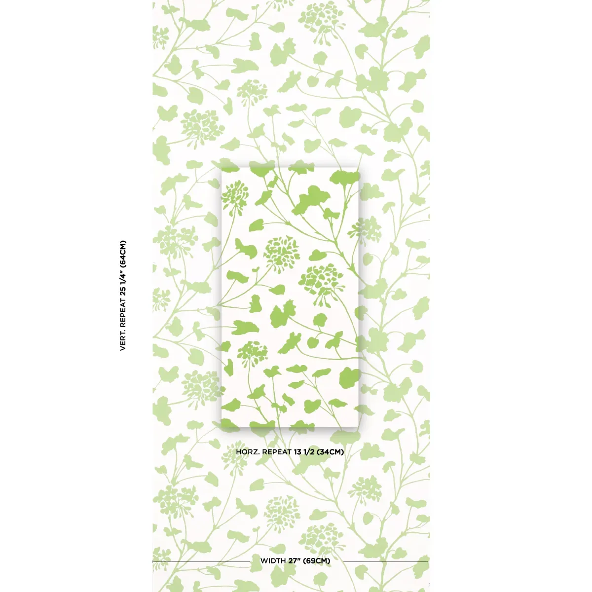 PENNICK LEAF ON IVORY Schumacher Wallpaper wallpaper - SKU 5010542