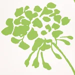 PENNICK LEAF ON IVORY Schumacher Wallpaper wallpaper - SKU 5010542