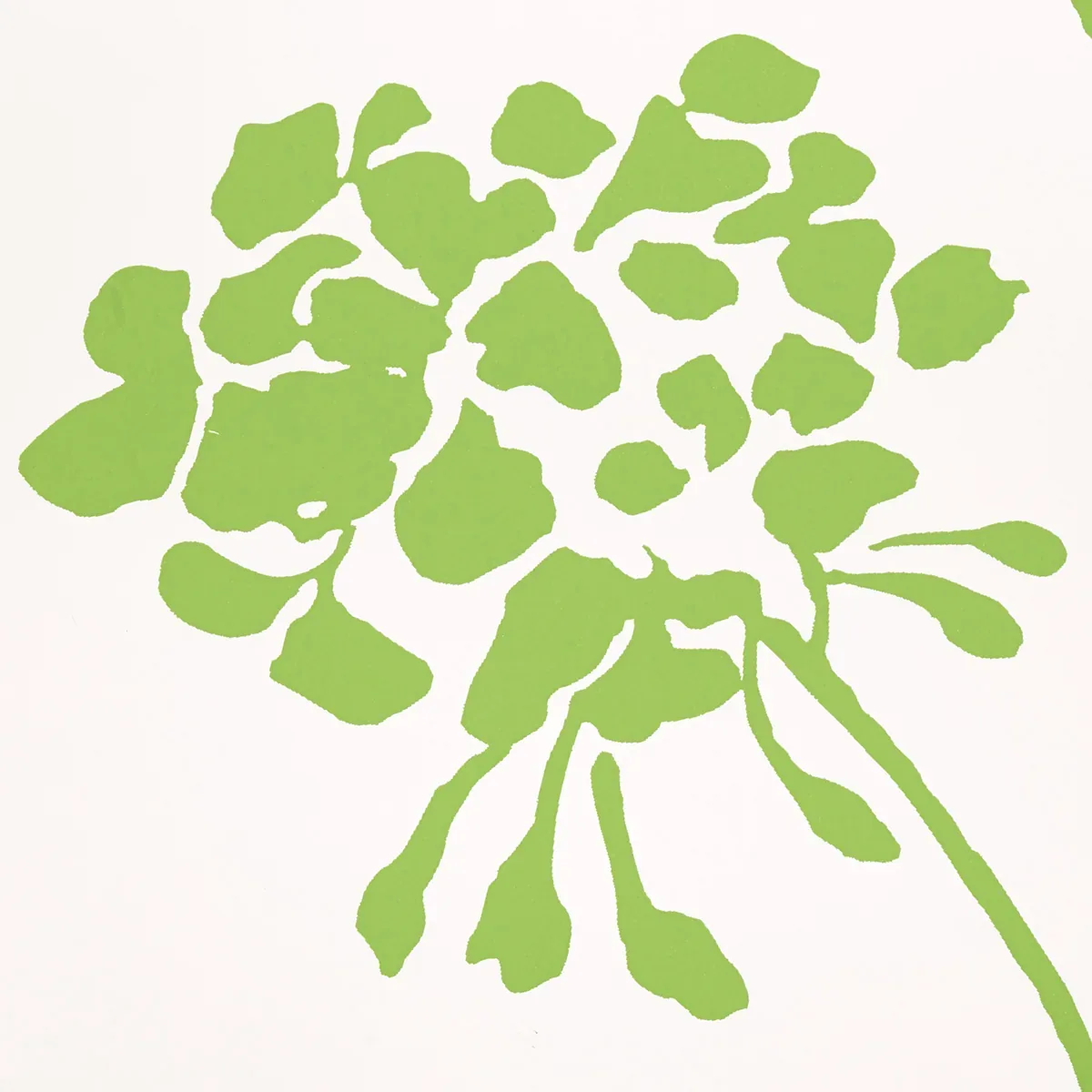PENNICK LEAF ON IVORY Schumacher Wallpaper wallpaper - SKU 5010542