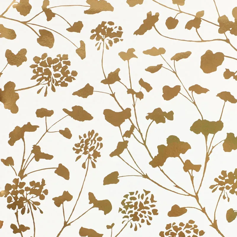 PENNICK MYLAR - GOLD Schumacher Wallpaper | Wallpaper Twins PENNICK MYLAR GOLD Schumacher Wallpaper wallpaper - SKU 5010580