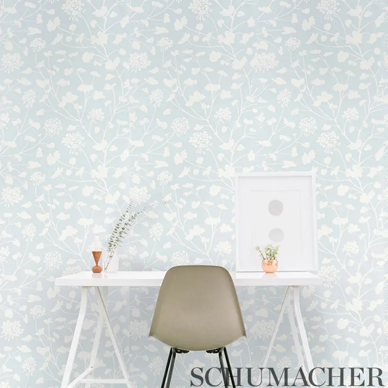 PENNICK - SKY Schumacher Wallpaper | Wallpaper Twins PENNICK SKY Schumacher Wallpaper wallpaper - SKU 5010540