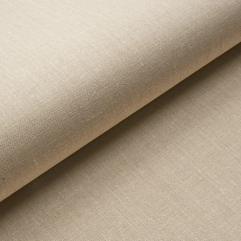 Schumacher PERFORMANCE LINEN WALLCOVERING wallpaper, color PARCHMENT, SKU 5014523