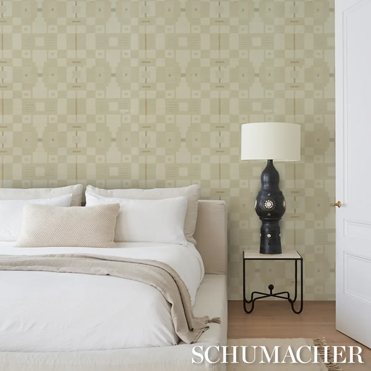 PERISCOPE SISAL NEUTRAL Schumacher Wallpaper wallpaper - SKU 5015770