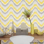 PETIT FEU - GREIGE Schumacher Wallpaper | Wallpaper Twins PETIT FEU GREIGE Schumacher Wallpaper wallpaper - SKU 5007082