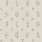 PETIT FLEURS BLUE Schumacher Wallpaper wallpaper - SKU 4264