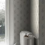 PETIT FLEURS BLUE Schumacher Wallpaper wallpaper - SKU 4264