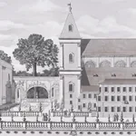 PIAZZA FIRENZE PANEL SET - GRISAILLE Schumacher Wallpaper | PIAZZA FIRENZE PANEL SET GRISAILLE Schumacher Wallpaper wallpaper - SKU 5014301