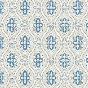 Schumacher PIGKAMMAREN wallpaper, color BLUE, SKU 4527