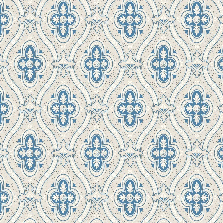 Schumacher PIGKAMMAREN wallpaper, color BLUE, SKU 4527