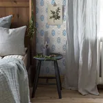 PIGKAMMAREN BLUE Schumacher Wallpaper wallpaper - SKU 4527