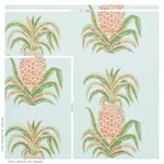 PINEAPPLES SKY Schumacher Wallpaper wallpaper - SKU 5010450