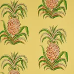 PINEAPPLES YELLOW Schumacher Wallpaper wallpaper - SKU 5010452