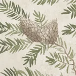 PINEWOOD SPRUCE Schumacher Wallpaper wallpaper - SKU 5016090