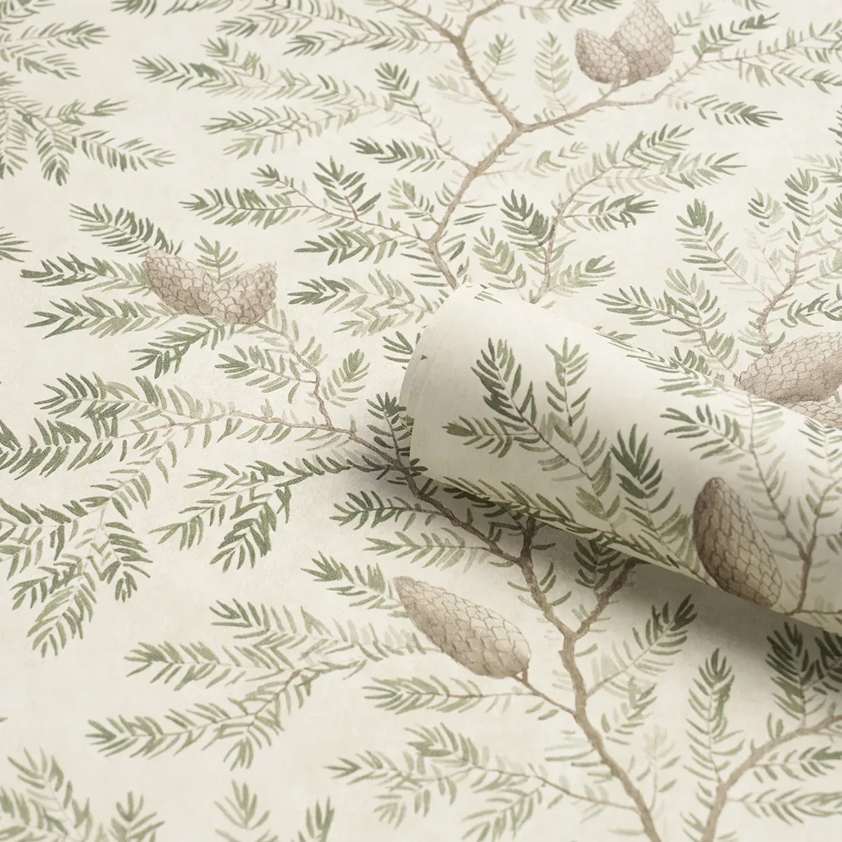 PINEWOOD SPRUCE Schumacher Wallpaper wallpaper - SKU 5016090