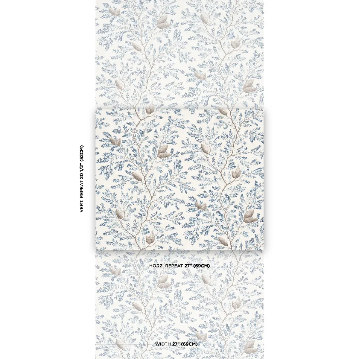 PINEWOOD WINTER Schumacher Wallpaper wallpaper - SKU 5016091