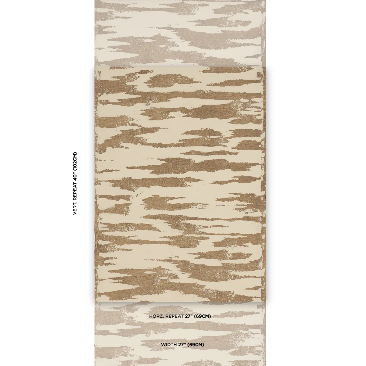 PLASTERED MANUSCRIPT BIRCH Schumacher Wallpaper wallpaper - SKU 5015330