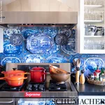 PLATES & PLATTERS BLUE Schumacher Wallpaper wallpaper - SKU 5010410
