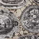 PLATES & PLATTERS NEUTRAL Schumacher Wallpaper wallpaper - SKU 5010411