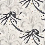 PLUMES ET RUBANS CHAMPAGNE Schumacher Wallpaper wallpaper - SKU 5009182