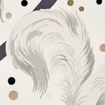 PLUMES ET RUBANS CHAMPAGNE Schumacher Wallpaper wallpaper - SKU 5009182