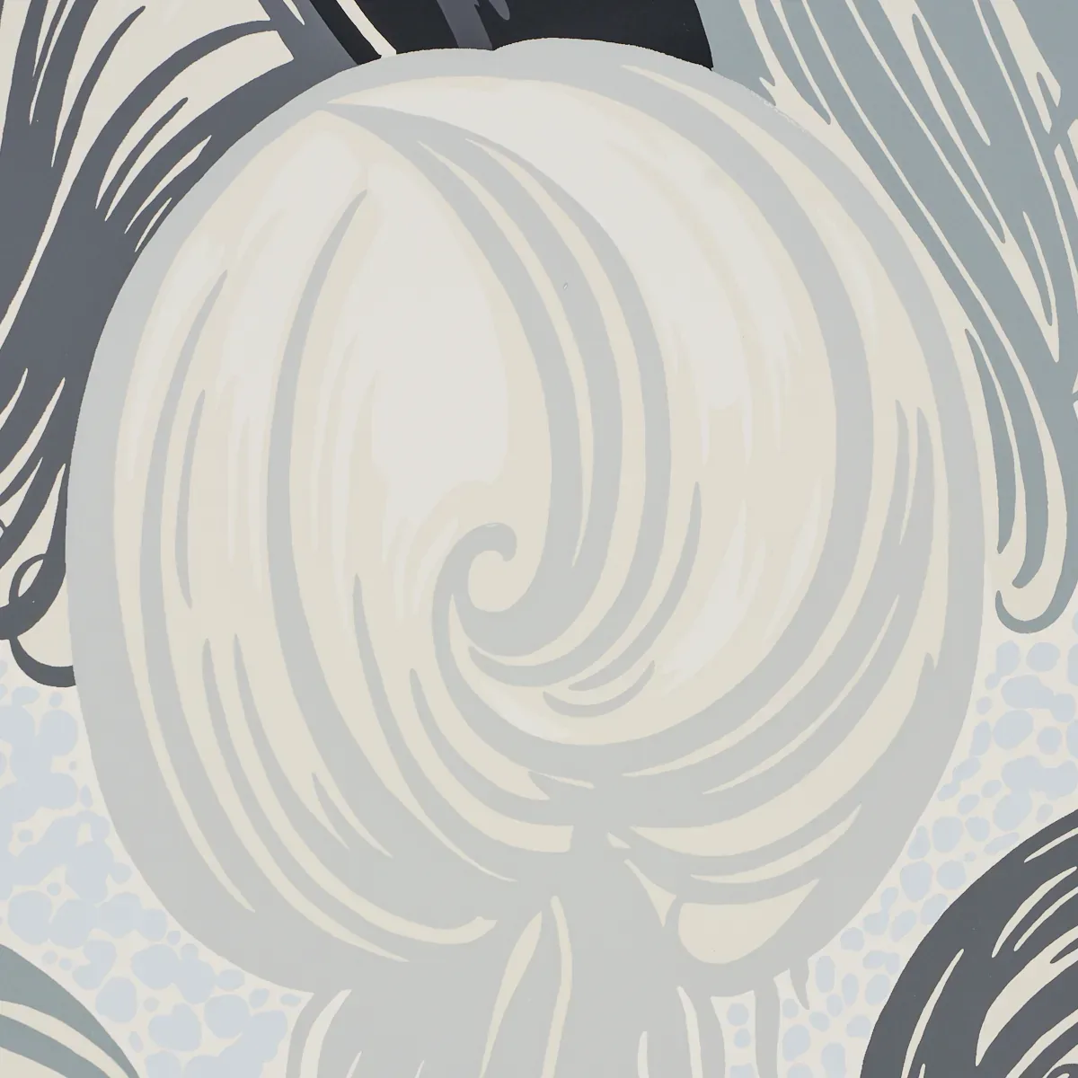 PLUMES GRISAILLE Schumacher Wallpaper wallpaper - SKU 5009151