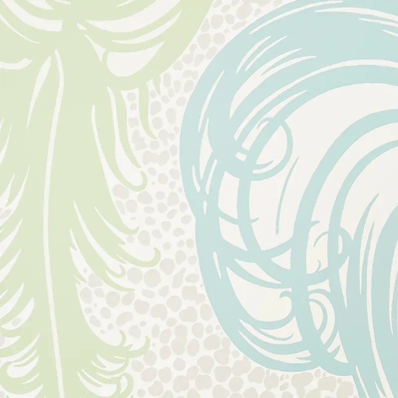PLUMES PEACOCK Schumacher Wallpaper wallpaper - SKU 5009152
