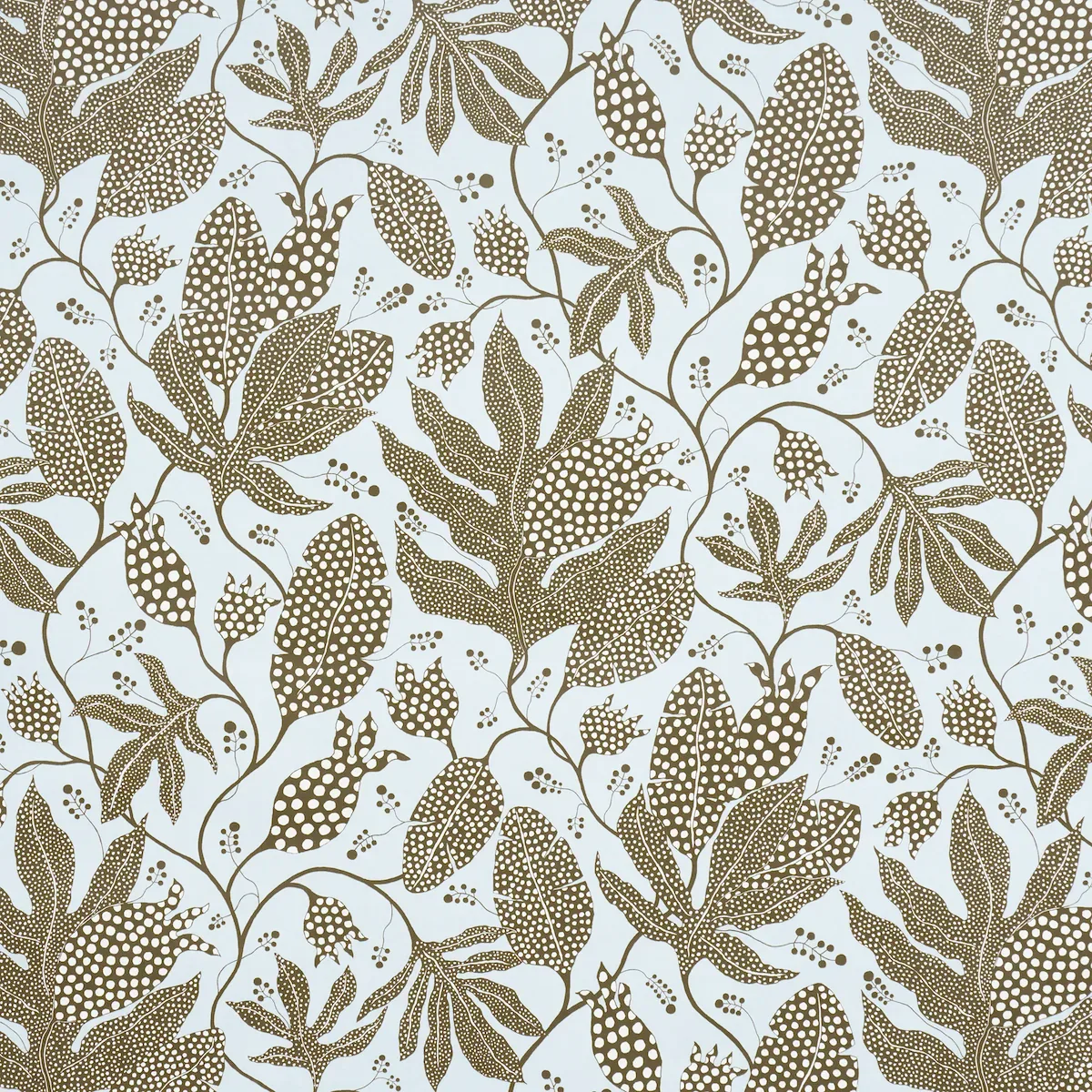 5015461 | POLKA DOT JUNGLE – BROWN & SKY