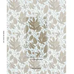 POLKA DOT JUNGLE BROWN & SKY Schumacher Wallpaper wallpaper - SKU 5015461