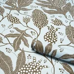 POLKA DOT JUNGLE BROWN & SKY Schumacher Wallpaper wallpaper - SKU 5015461