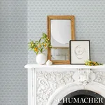 POLLEN - DELFT Schumacher Wallpaper | Wallpaper Twins POLLEN DELFT Schumacher Wallpaper wallpaper - SKU 5014961