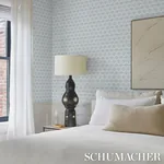 POLLEN - DELFT Schumacher Wallpaper | Wallpaper Twins POLLEN DELFT Schumacher Wallpaper wallpaper - SKU 5014961